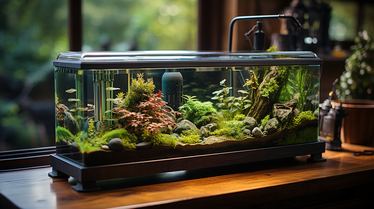 Small Self Sustaining Aquarium Easy EcoFriendly Fish Tanks