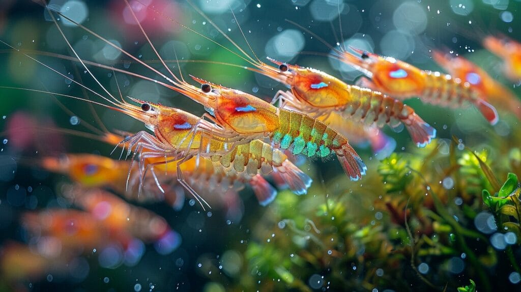 Beautifully planted shrimp tank emphasizing care essentials.